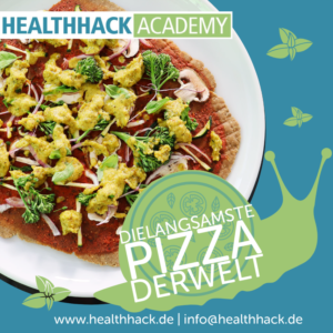 Rohkost Pizza selbstgemacht